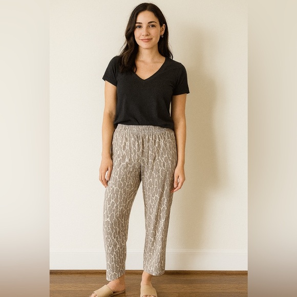 305 Varley Animal Print Lounge Pants Size Small - Picture 1 of 8